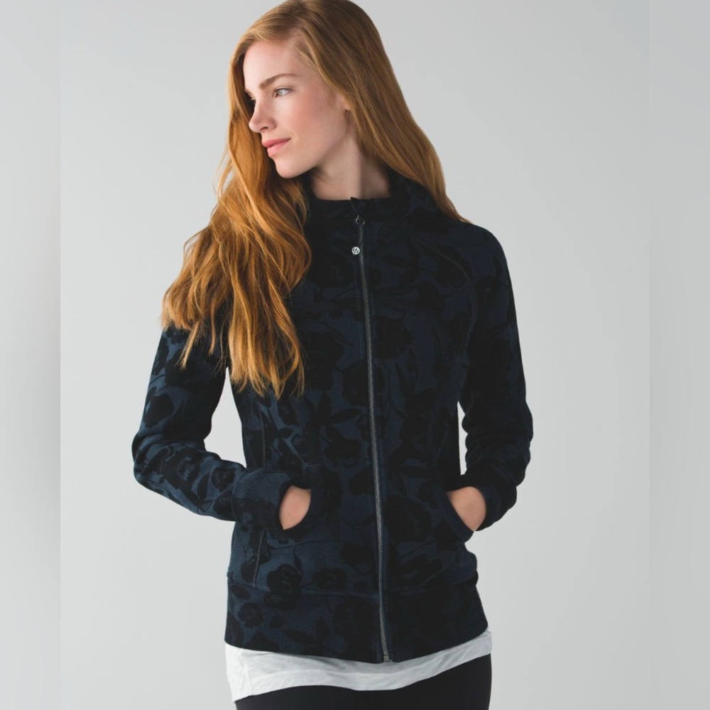 Lululemon Scuba Floral Hoodie Sz 4 NEW - Picture 2 of 7